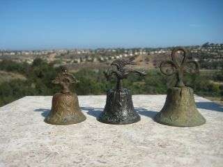 Antique Bronze Mexican Spanish Colonial Mission Bells