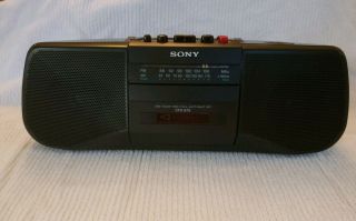 Vintage Sony Cfs - B15 Am/fm Radio/cassette - Corder Boom - Box,