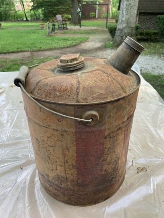 Vintage Shell (5 Gallon) Gas Can 2