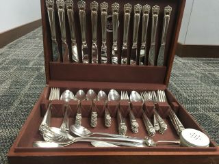 1847 Rogers Brothers Is Eternally Yours,  80 Piece Flatware & Server Box