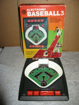 Vintage 1980 Four Star Electronic Baseball Video Game.