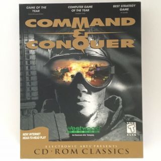 Command And Conquer 1995 Westwood Pc Vintage Game Of The Year Big Box Usa Retail
