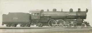 9hh595 Builder Rp 1910s Union Pacific Railroad 4 - 6 - 2 Locomotive 170