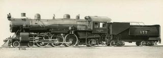 9hh594 Builder Rp 1910s Union Pacific Railroad 4 - 6 - 2 Locomotive 177