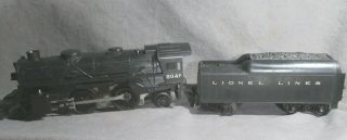 Vintage Lionel Lines Locomotive & Tender - 8040 - O Scale