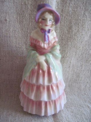 Vintage Figurine Antique Royal Doulton A Victorian Lady 4 "