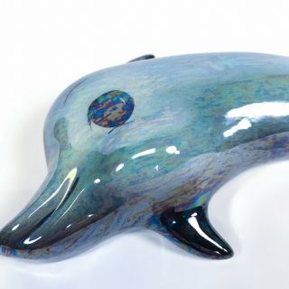 Vintage Ceramicraft Dolphin Fish Mid Century Wall Decor 1950s 1960s Mcm