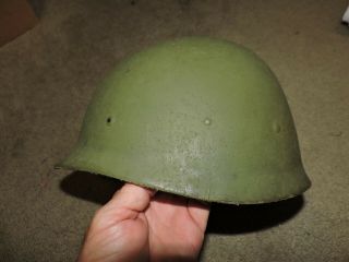 Vintage U.  S.  Military Vietnam Era Steel Combat Helmet Liner Army Usmc