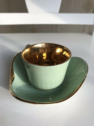 2 Days Vintage Figgjo Flint Mid Century Cup And Saucer