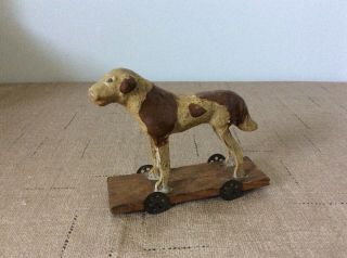 Antique Paper Mache Dog