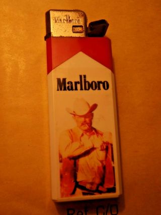Vintage Marlboro Cigarettes Advertising American Cowboy Lighter