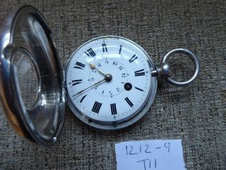 Stourbridge Maker Rare Doctors Antique Silver Fusee Verge Pocket Watch C1821