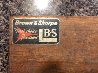 vintage brown & sharpe 571 8 