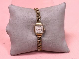 Ladies Vintage Rotary Rolled Gold Swiss Made Mechanical Wristwatch - P13