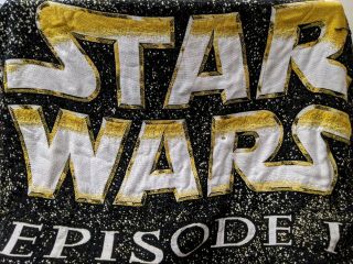 Vtg Star Wars Throw Blanket Episode 1 Northwest Co.