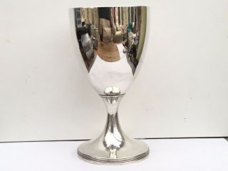 A Large Georgian Solid Silver Goblet,  1797