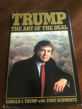 Collectible The Art Of The Deal By Donald Trump (1987) Hard Cover,  Dust Jacket