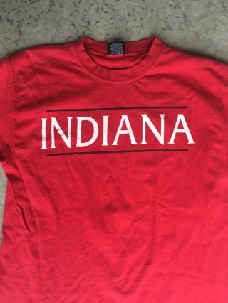 Vintage Indiana University IU Hoosiers Galt Sand T - Shirt Sz M Medium long sleeve 2