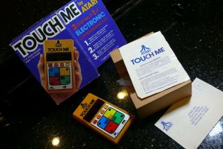 Atari Touch Me Vintage Electronic Handheld Tabletop Arcade Video Game ✨with Box✨