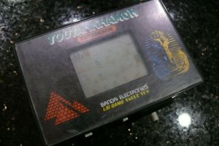 Tutankhan Vintage Electronic Handheld Lcd Arcade Video Game And Watch ✨bandai✨