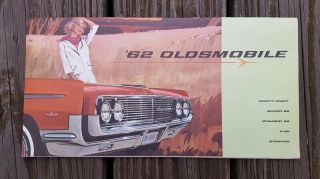 1962 Oldsmobile Car Sales Brochure Ninety - Eight 88 F - 85 Dynamic 88