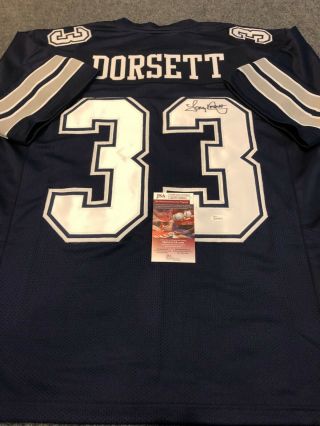 Dallas Cowboys Tony Dorsett Autographed Signed Jersey Jsa