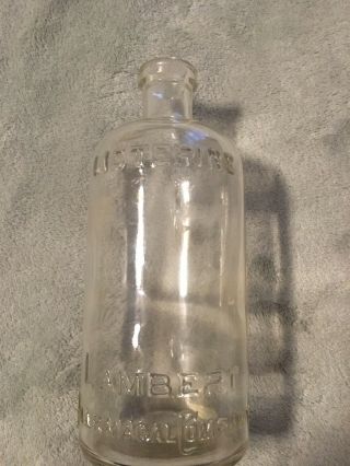 Vintage Listerine Lambert Pharmacal Company Glass Bottle