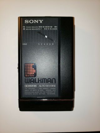 Sony Wm - F100 Iii Vintage Walkman Cassette Player