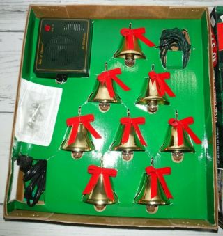 Vintage Mr.  Christmas Bells Of Christmas 8 Brass Musical Bells With 21 Songs 2