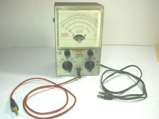 Vintage Eico 232 Peak - To - Peak Vtvm Voltmeter