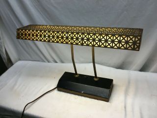 Vintage Mid Century Metal Industrial Florescent Lamp Architects Drafting