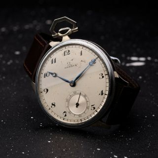 Classic Omega Men Wristwatch Luxury Pocket Watch Swiss Antique Movement Gift