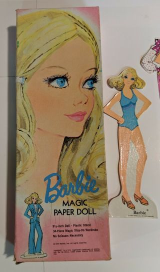 Vintage Barbie Magic Paper Doll Whitman 1973