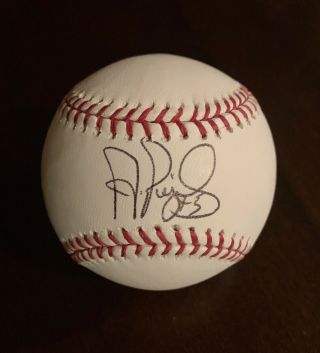 Albert Pujols 5 Autographed Baseball Mlb Authenticated Lh022909 Auto Signed