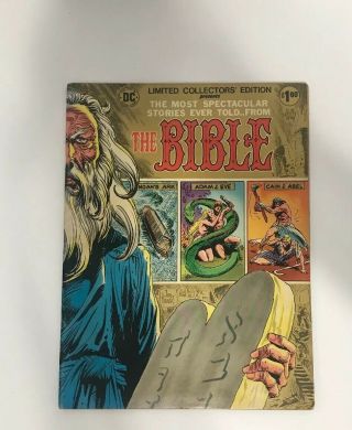 The Bible Dc Limited Collectors Edition C - 36 Oversize Vintage Comic