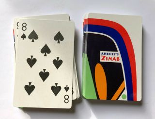 VINTAGE ABBOTT’S ZINAB FAN DECK / Vintage Card Magic 2