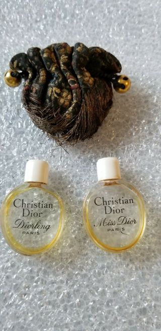 Vintage Christian Dior Miniature Perfume Bottle