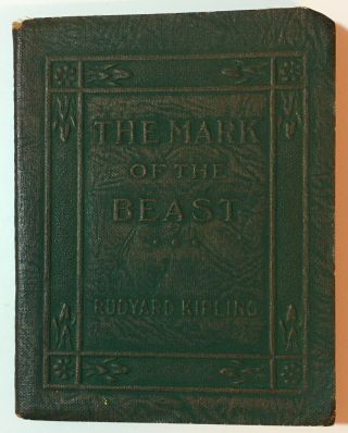 Little Leather Library The Mark Of The Beast By Rudyard Kipling