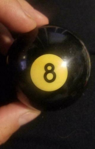 Vintage Billiards Pool Ball Number 8 Eight Replacement Black Man Cave Decor