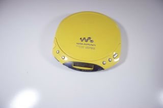 Vtg Sony D - E220 Walkman Portable Cd Player Espmax Yellow