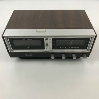 ✅ Vintage Zenith Model H472w Solid State Am/fm Alarm Clock Radio 2.  C5