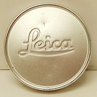 Vintage Leica Lens Cap Aluminum Velvet Lined Slip - On 44mm