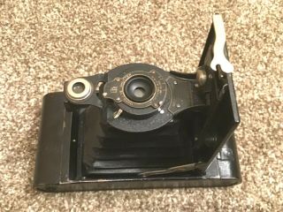 Vintage Graflex Stereographic Camera & Old Kodak Hawk - Eye No 2 Folding Camera 3