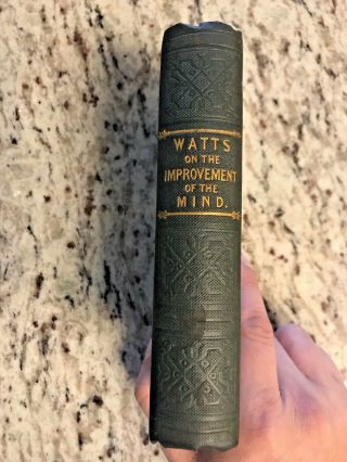 1840 Antique Education Book " Watt 