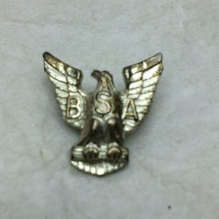 Vintage Sterling Silver Boy Scout Bsa Eagle Scout Award Pin Scouts
