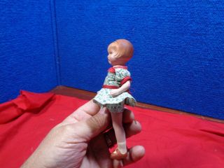 Vintage Miniature Porcelain Bisque Doll 1 3