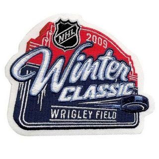 2009 Winter Classic Wrigley Field Chicago Black Hawks Detroit Red Wings Patch