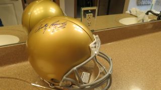 Rudy Ruettiger Authentic Notre Dame Full Size Steiner Autographed Signed Helmet