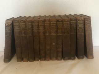 Antique 13 Volumes Of The Famed 1911 Britannica Encyclopedia 11th Edition