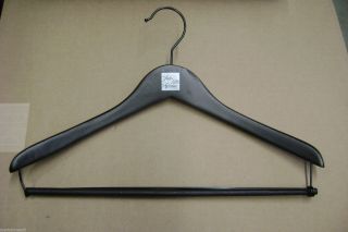 Saks Fifth Avenue Design Retail 17 " Black Wood Wishbone Suit Hangers 40/ Cs